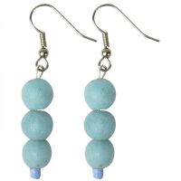 Pearls Ohrringe, light blue