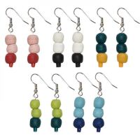 Pearls Ohrringe, Color Block, Set 5 Paar