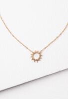Mallory, Gold Sun Necklace