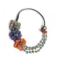 Tagua Kette, Azucenita, Taupe