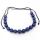 Tagua Kette Chicon, Rauchblau