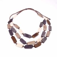 Tagua Kette Paris, Grau