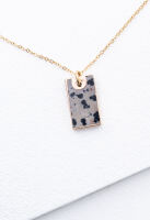 Discovery Necklace in Dalmatian Jasper