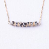 Favorite Necklace in Dalmatian Jasper