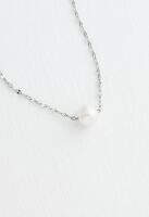 Annie Silver Pearl Necklace