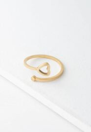 Ada Gold Heart Ring