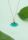 Fan Drop Necklace in Aqua