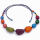 Tagua Kette Bobbele, Bunt