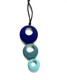 Tagua Kette Belli, Blau