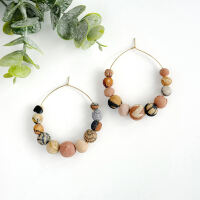 Kantha Desertscape Graduated Hoops