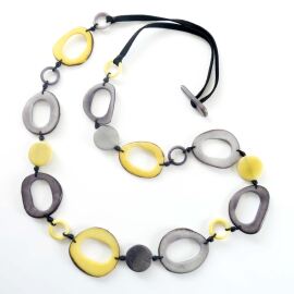 Tagua Kette  Kayuna Gelb