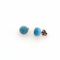 Tagua Ohrstecker 8 mm Topi