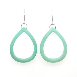 Tagua Ohrring Calla Mint