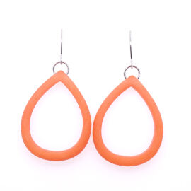 Tagua Ohrring Calla Peach