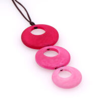 Tagua Kette, Belli Pink