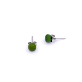 Tagua Studs Dark Green