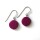 Tagua Ohrring Dottie Plum