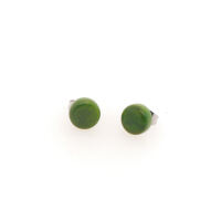 Tagua Ohrstecker 8 mm Topi Green