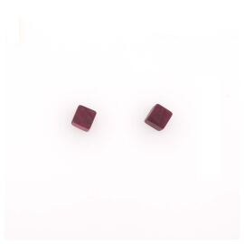 Tagua Studs CUBUS Red