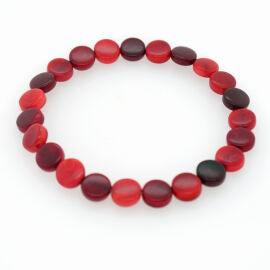 Tagua Armband Dulces Rot