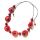 Tagua Kette Zara Rot