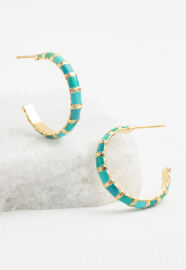 Golden Jade Radiance Earrings