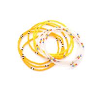 10x Masai Bracelets, Kenia Orange