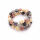Spiralarmband Tiny Tombola Beige/Grau