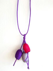 Lilac/red/grey